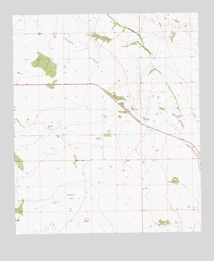 Woodley Flat, NM USGS Topographic Map