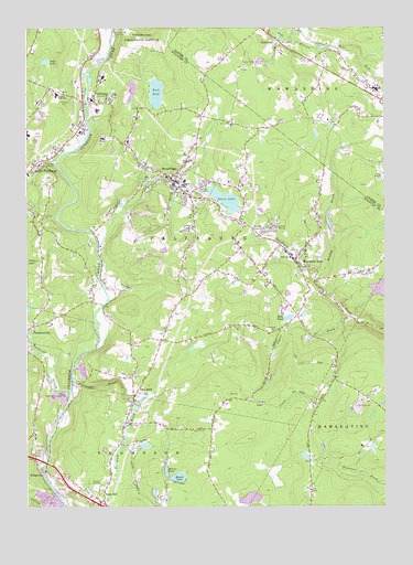 Woodridge, NY USGS Topographic Map