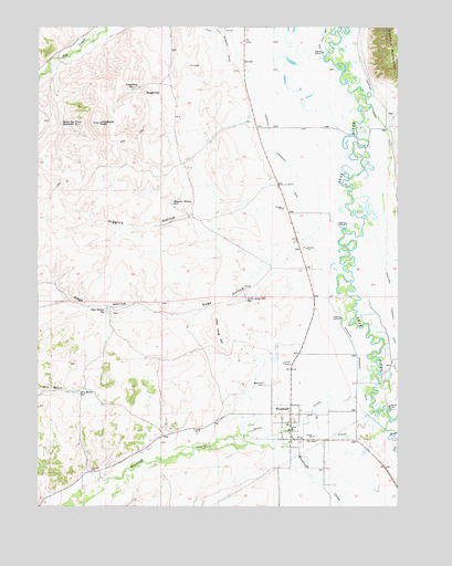 Woodruff, UT USGS Topographic Map
