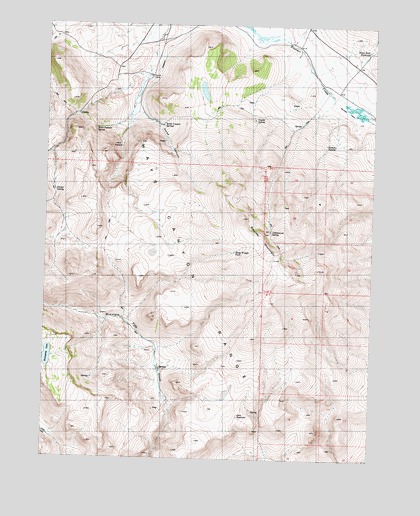 Boulder Mountain, NV USGS Topographic Map