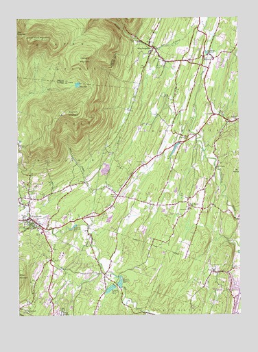 Woodstock, NY USGS Topographic Map