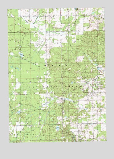 Woodville, MI USGS Topographic Map