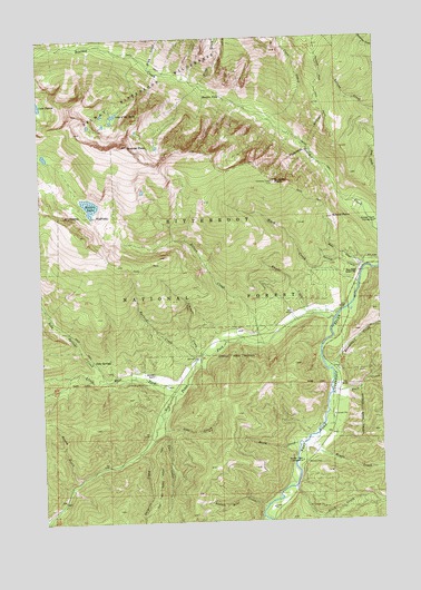 Boulder Peak, MT USGS Topographic Map