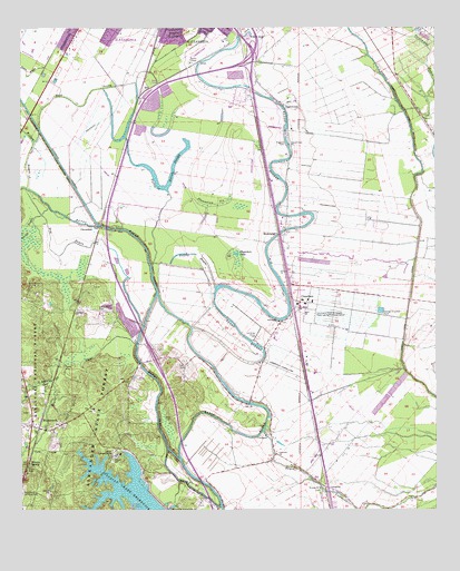 Woodworth East, LA USGS Topographic Map