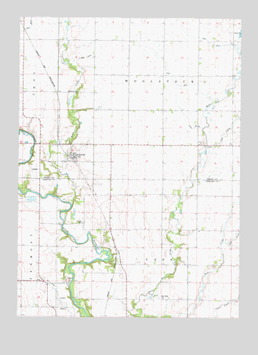 Woolstock, IA USGS Topographic Map
