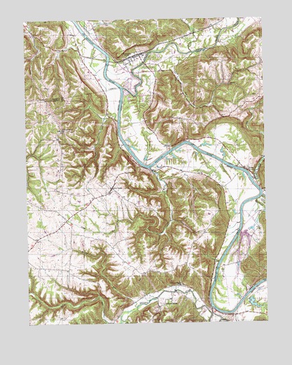 Worthville, KY USGS Topographic Map