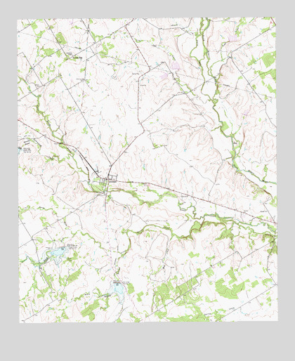 Alexander, TX USGS Topographic Map