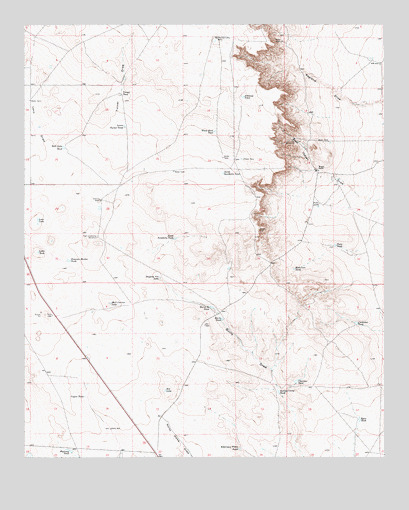 Wright Ranch, NM USGS Topographic Map