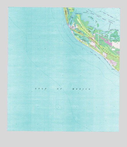 Wulfert, FL USGS Topographic Map