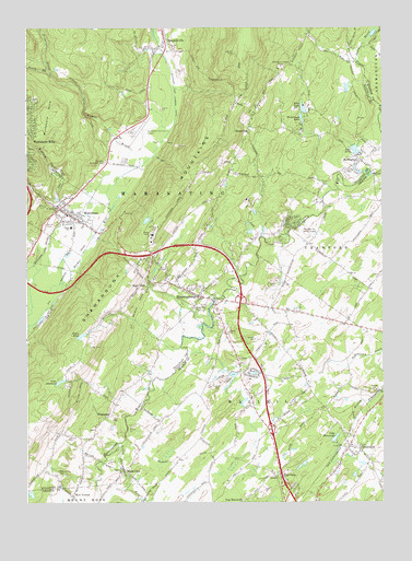 Wurtsboro, NY USGS Topographic Map