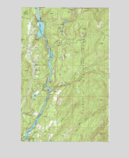 Boundary Dam, WA USGS Topographic Map
