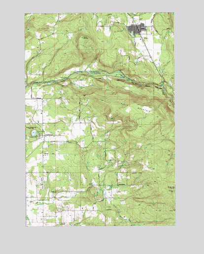 Yacolt, WA USGS Topographic Map