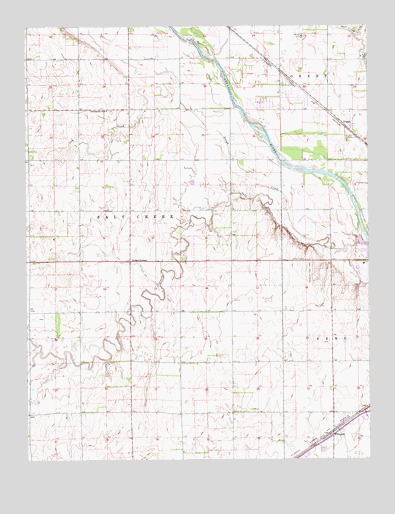 Yaggy, KS USGS Topographic Map