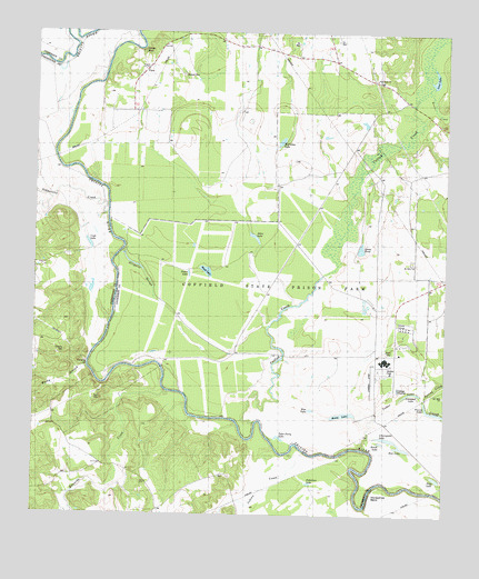 Yard, TX USGS Topographic Map