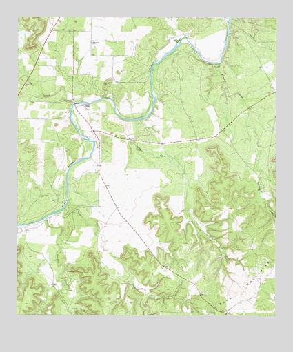 Yates, TX USGS Topographic Map