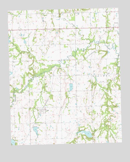 Yeager, OK USGS Topographic Map