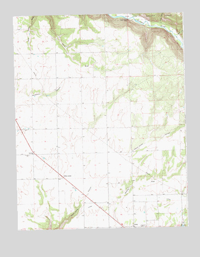 Yellow Jacket, CO USGS Topographic Map