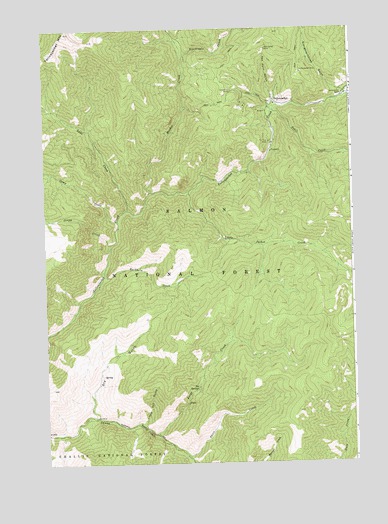 Yellowjacket, ID USGS Topographic Map