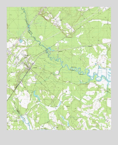 Yemassee, SC USGS Topographic Map