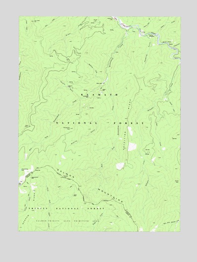 Youngs Peak, CA USGS Topographic Map