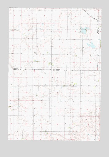 Zeeland NW, SD USGS Topographic Map