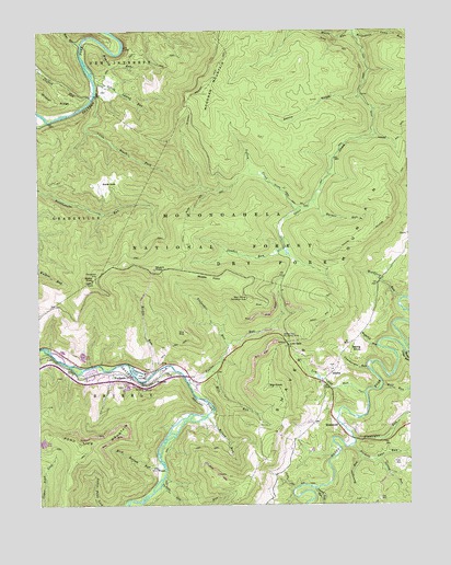 Bowden, WV USGS Topographic Map