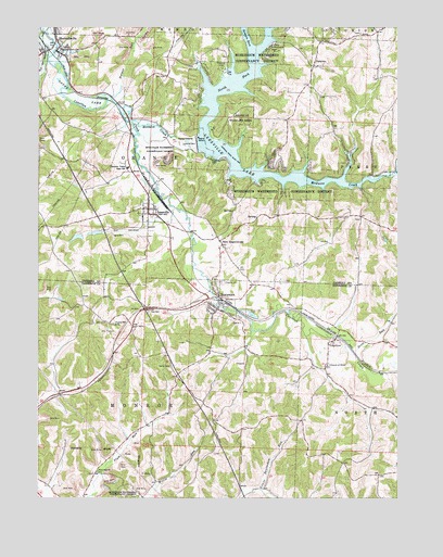 Bowerston, OH USGS Topographic Map