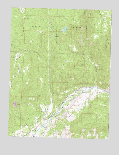 Bowie, CO USGS Topographic Map