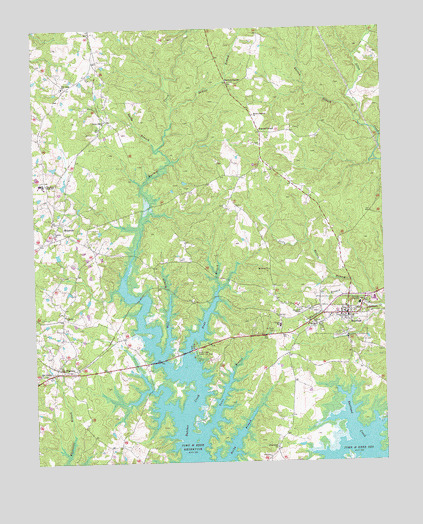 Boydton, VA USGS Topographic Map
