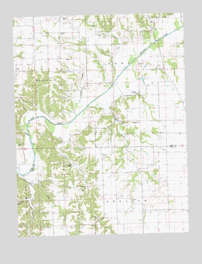 Boyer Creek, IL USGS Topographic Map