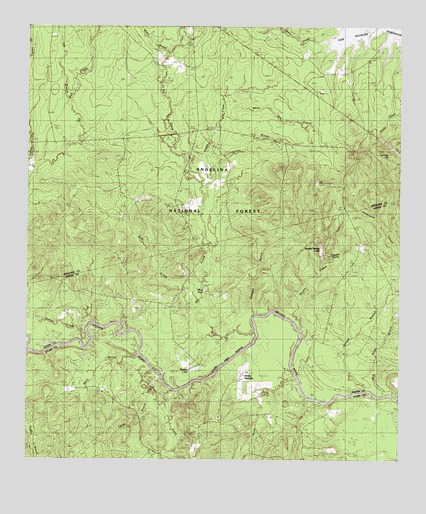 Boykin Spring, TX USGS Topographic Map