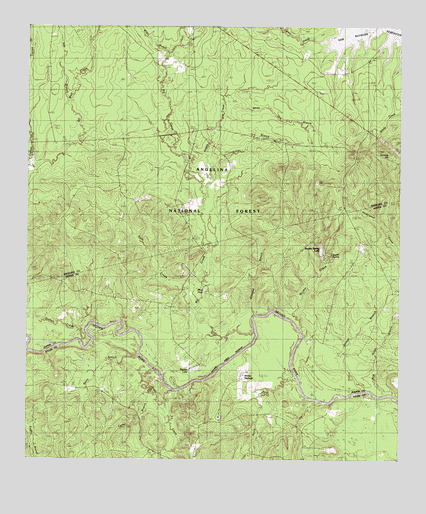 Boykin Spring, TX USGS Topographic Map