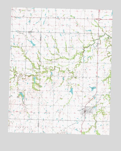 Boynton, OK USGS Topographic Map