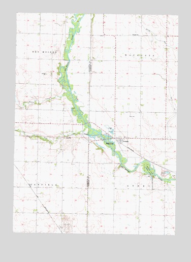 Bradgate, IA USGS Topographic Map