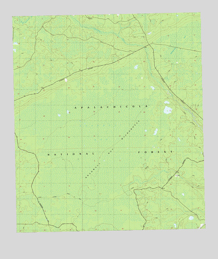 Bradwell Bay, FL USGS Topographic Map