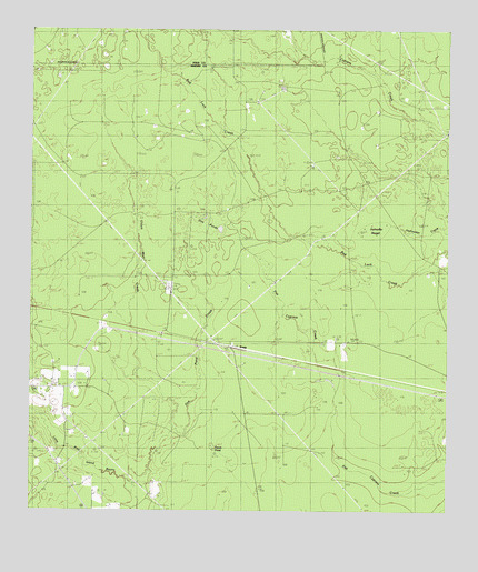 Bragg, TX USGS Topographic Map