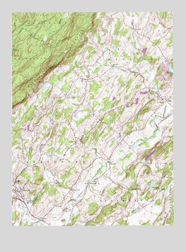 Branchville, NJ USGS Topographic Map