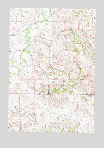 Brandenberg, MT USGS Topographic Map