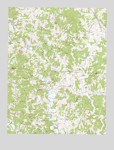 Alfred, OH USGS Topographic Map