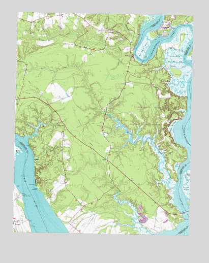 Brandon, VA USGS Topographic Map