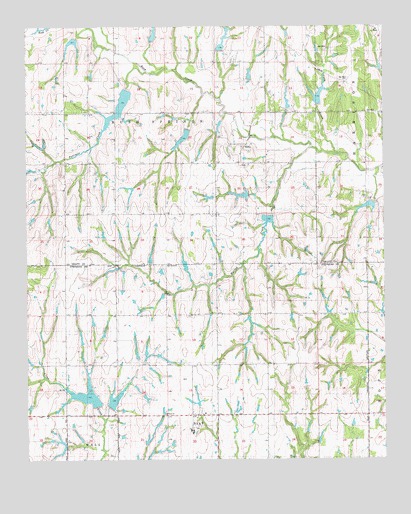 Bray, OK USGS Topographic Map