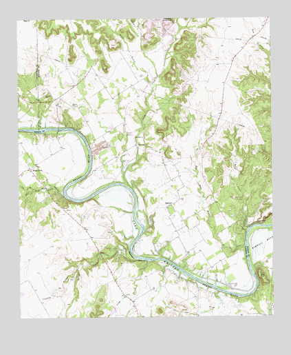 Brazos Point, TX USGS Topographic Map