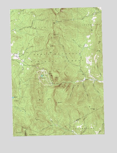 Bread Loaf, VT USGS Topographic Map