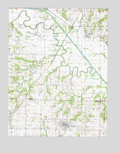 Breckenridge, MO USGS Topographic Map