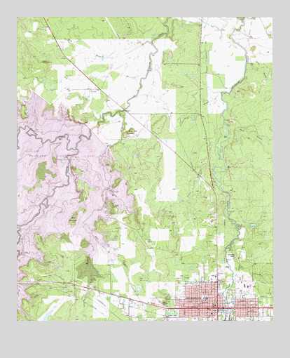 Breckenridge, TX USGS Topographic Map