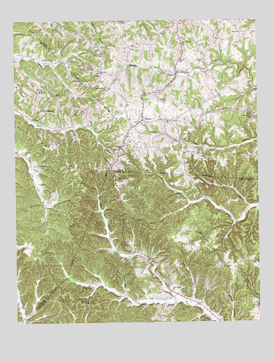 Breeding, KY USGS Topographic Map