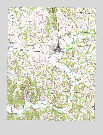 Bremen, OH USGS Topographic Map