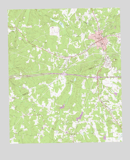 Bremen, GA USGS Topographic Map