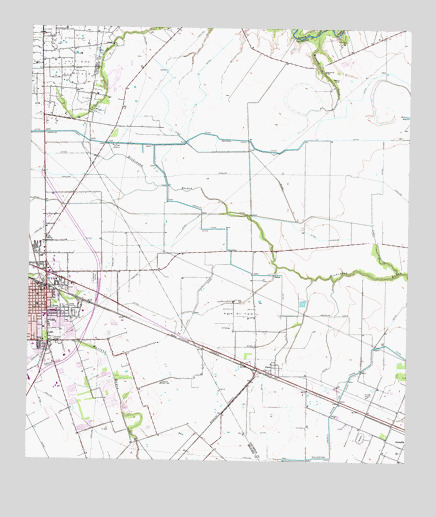 Algoa, TX USGS Topographic Map