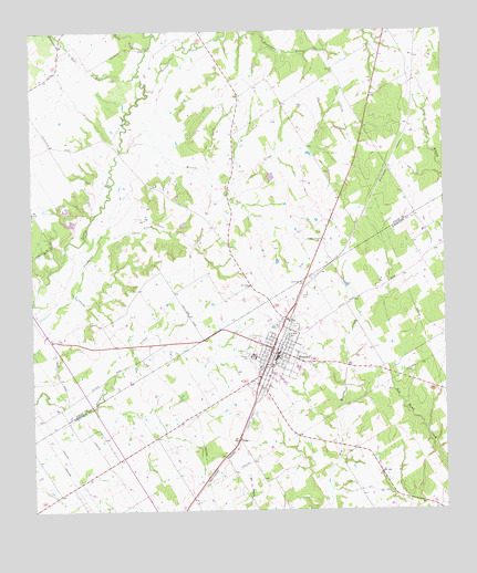 Bremond, TX USGS Topographic Map